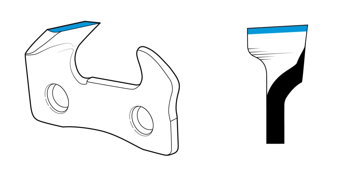 Oregon 18-inch PowerSharp Starter Kit with Bar, Sharpener, and 62 Drive Link PowerSharp Chain, 3/8" Low Profile, .050" Gauge, Portable Sharpening Tool for Chainsaws (541662) - Image 3