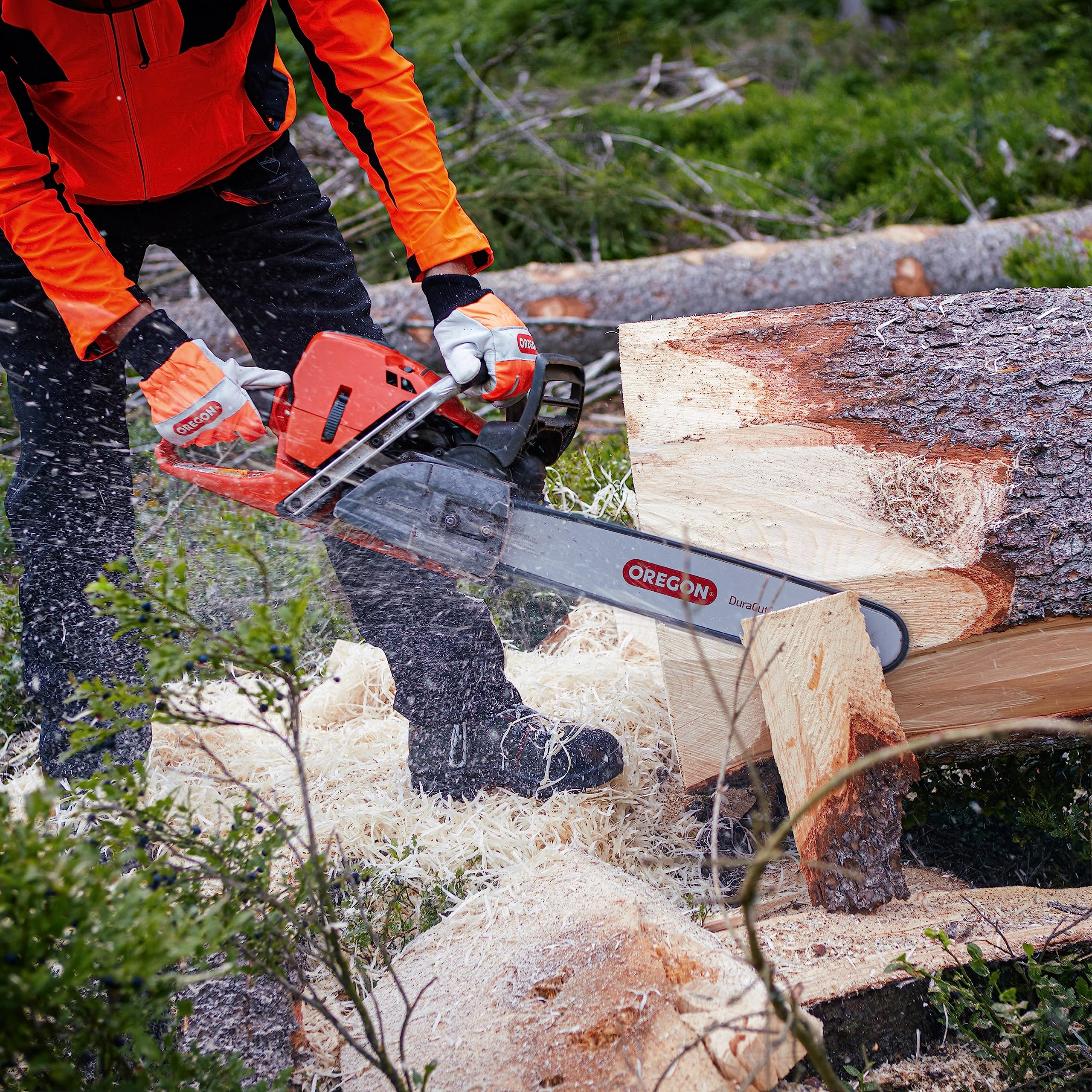 Oregon 3-Pack Pole Saw Chain 3/8" LP Pitch, .050" (1.3 mm) Gauge for 8" (20cm) Bar, 33 Drive Links – Low-kickback Replacement Saw Chain, Fits Chicago, Earthwise, Greenworks, Kobalt, Sun Joe and more - Image 6