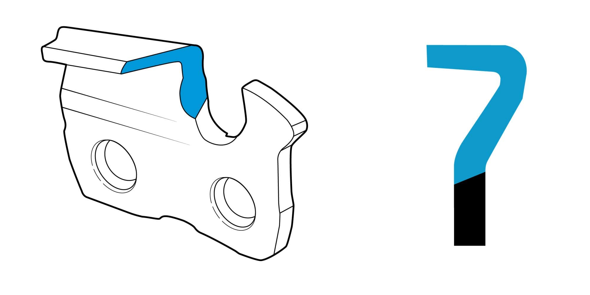 Oregon A42 ControlCut Chainsaw Chain for 6-Inch Saw, Fits Black & Decker Alligator Lopper, Worx JawSaw - Image 4