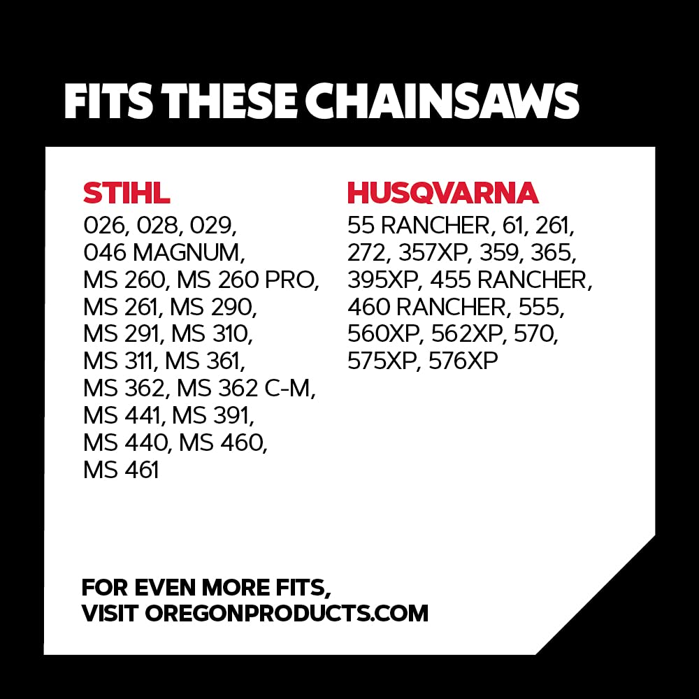 Oregon D72 AdvanceCut Chainsaw Chain for 20-Inch Bar, 72 Drive Links, Low-Kickback, Fits Stihl, Husqvarna, Dolmar, Jonsered and More, Gray - Image 3