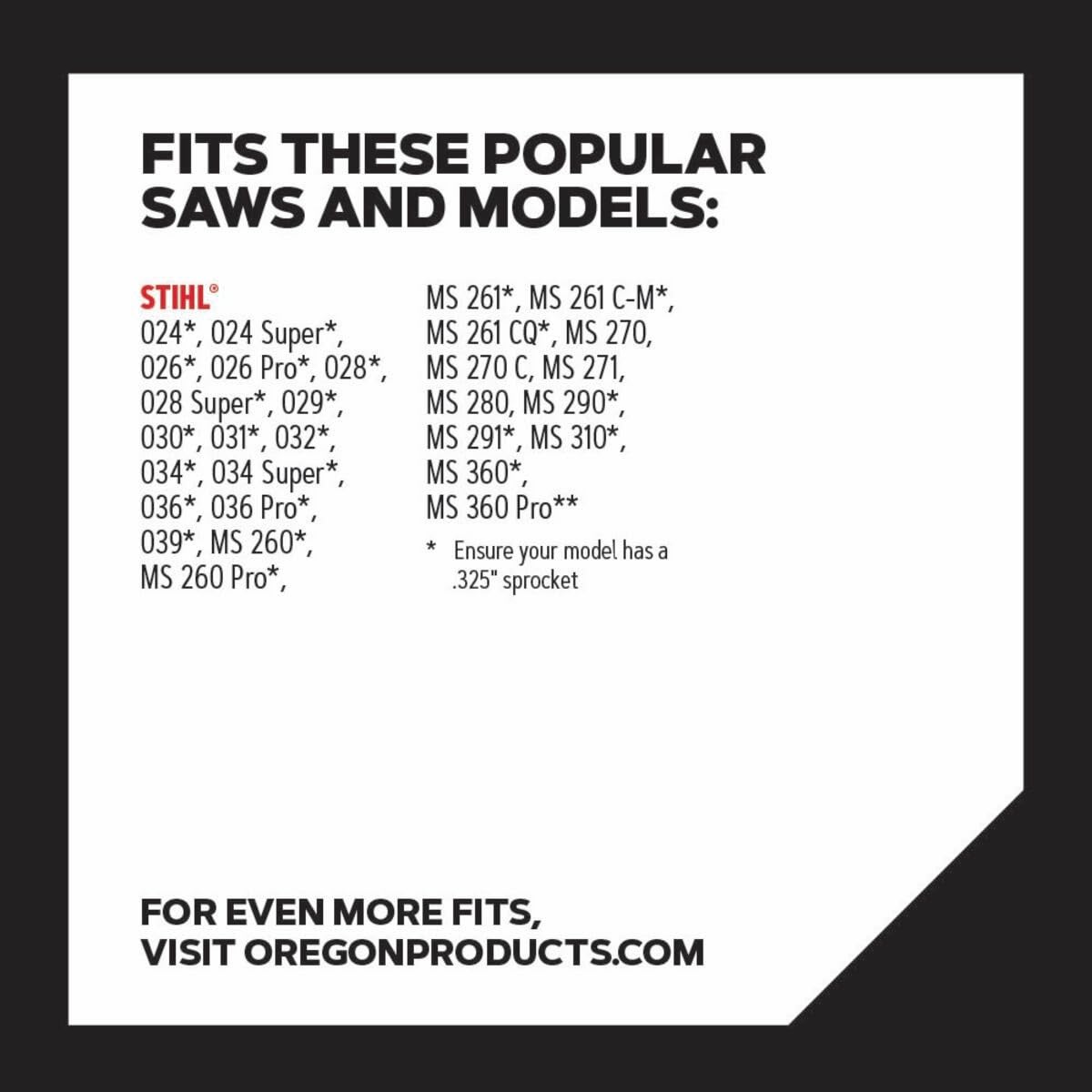 Oregon L81 ControlCut Chainsaw Chain for 20-Inch Bar, 81 Drive Links, Low-Kickback Chain, fits Several Stihl Models Gray - Image 4