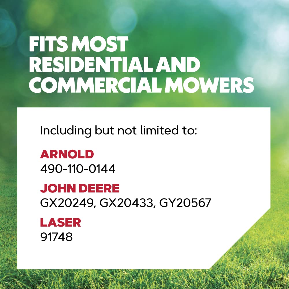 Oregon Lawn Mower Blades, 2 Pack, Gator G3 Mulching Blades, Lawn Mower Parts, 21-3/8" Length, 42" Deck, Fits Most Standard Mowers Such as Arnold, John Deere, Laser, Sunbelt, Stens and More (92-676) - Image 3