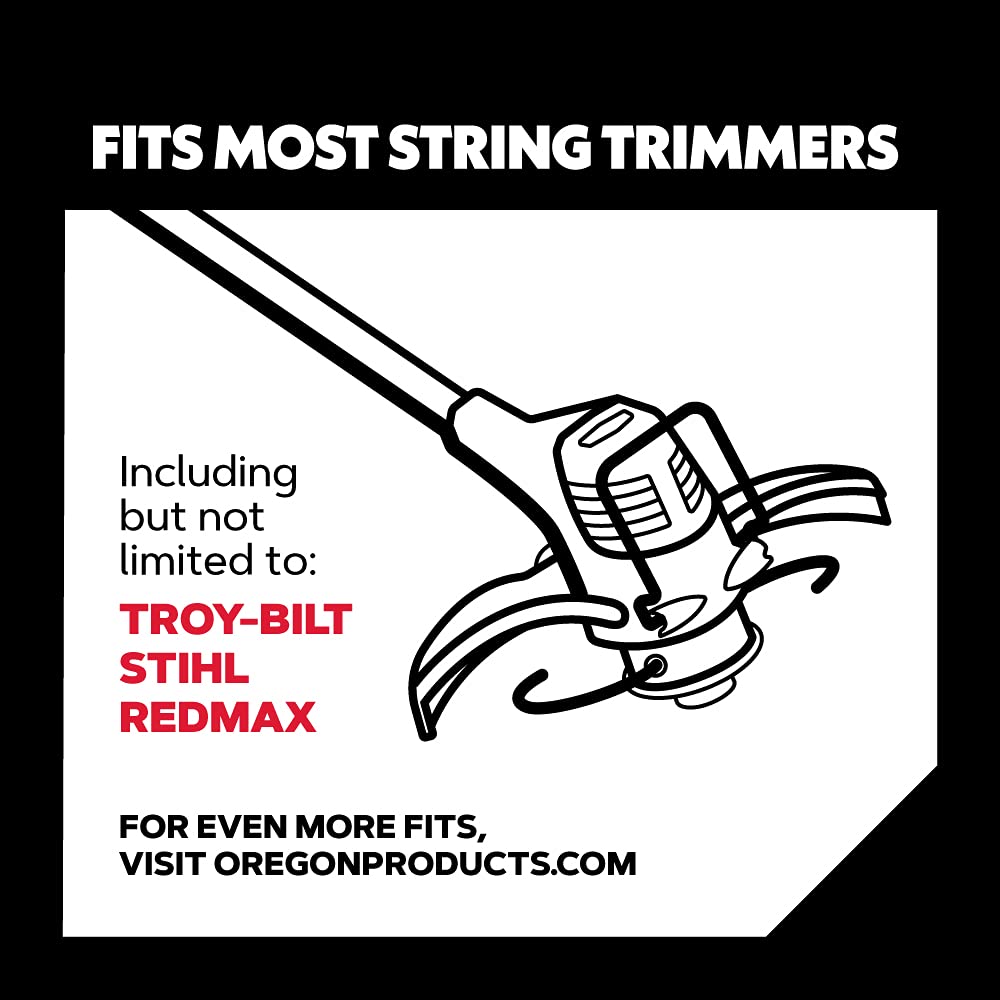 Oregon Universal Trimmer Head Replacement, For Gas and Electric Trimmers and Weed Wackers, 4-1/2" Speed Feed, Fits Most Straight-Shaft Trimmers Such as Echo, Stihl, RedMax, Troy-Bilt and More (55-265) - Image 5